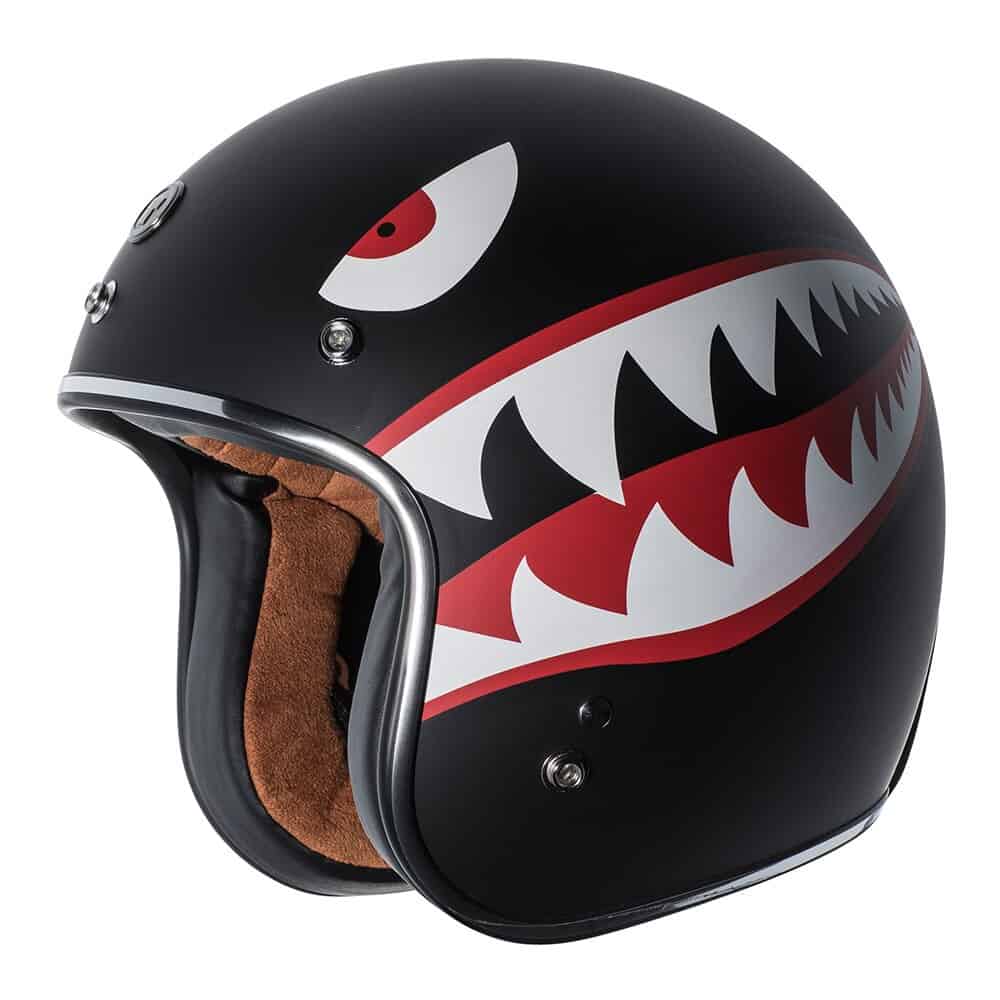 The TORC T50 Route 66 Half Helmet is right out of the Second World War